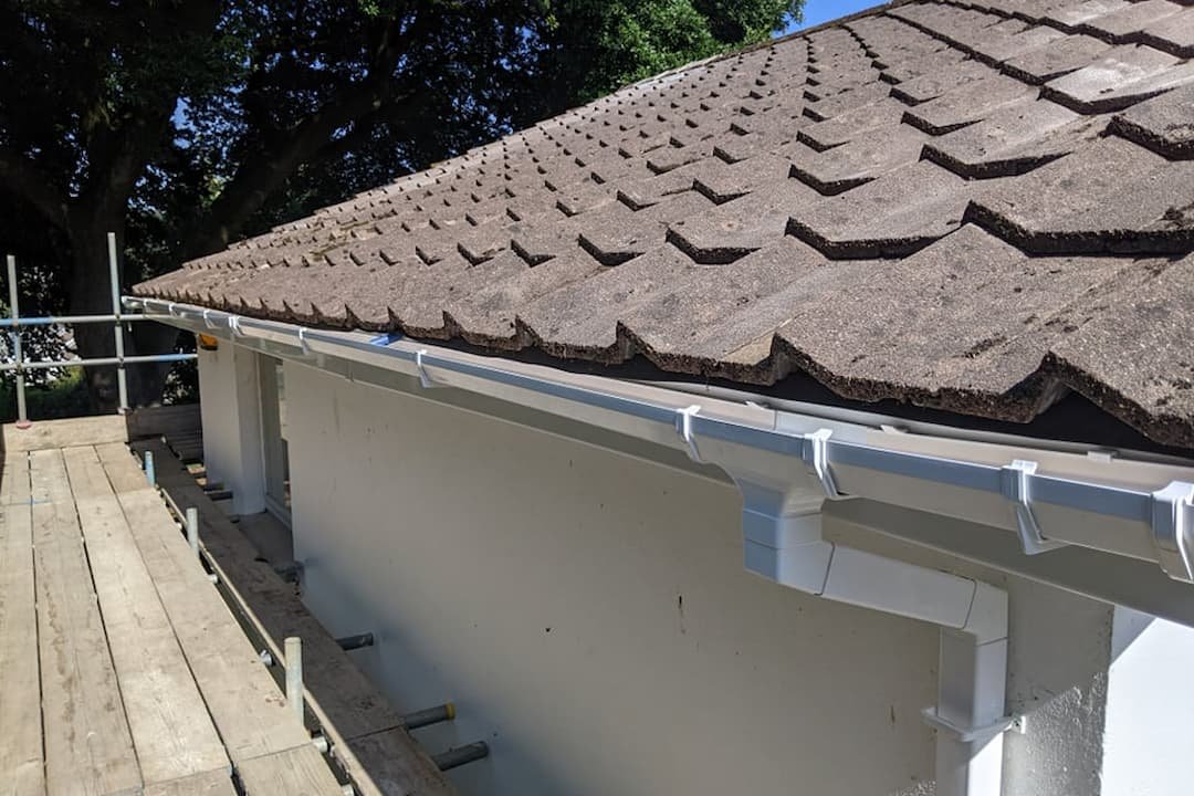 Fascia boards installed